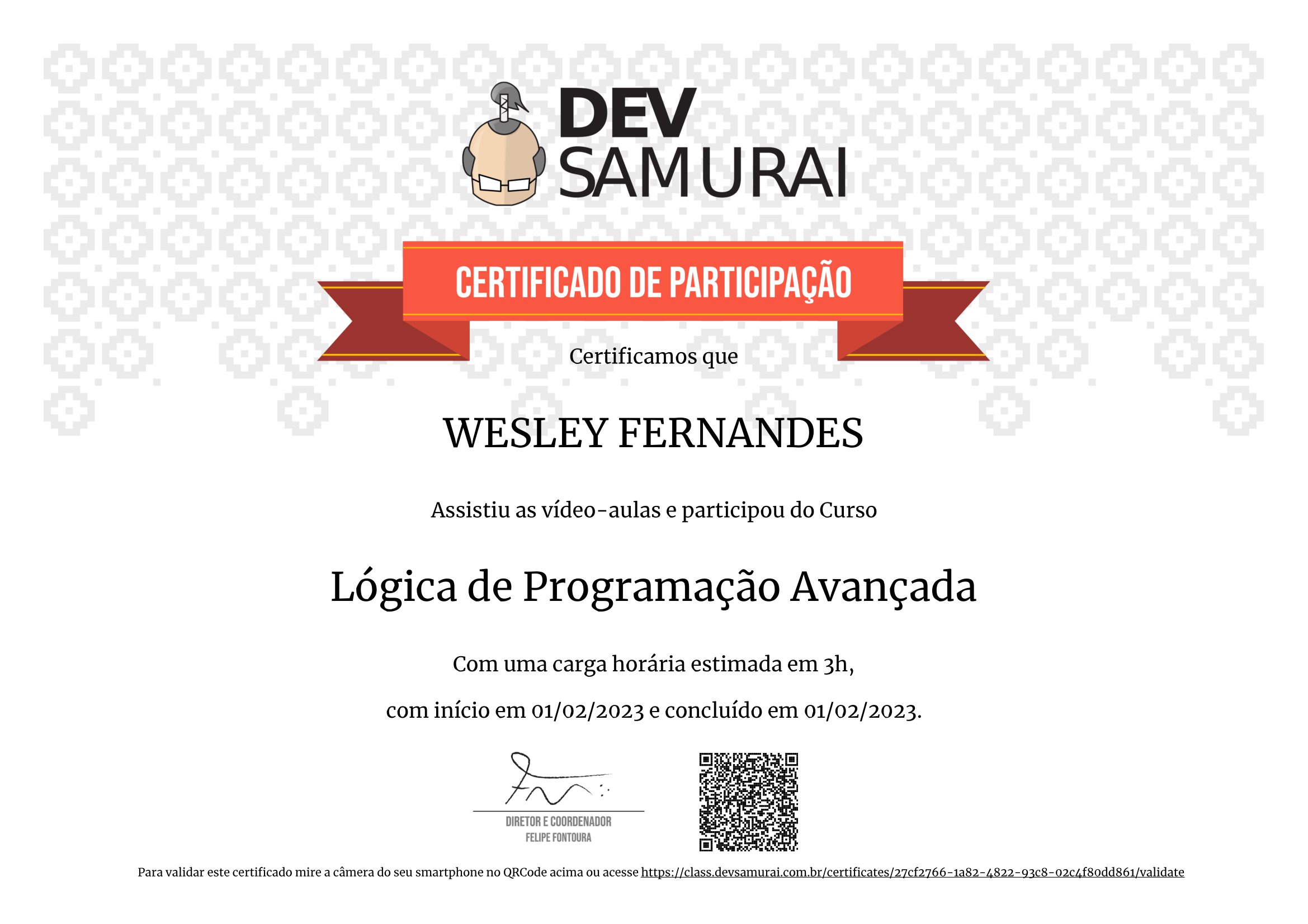 imagem de certificado